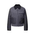 Mix Leather Workwear Blouson