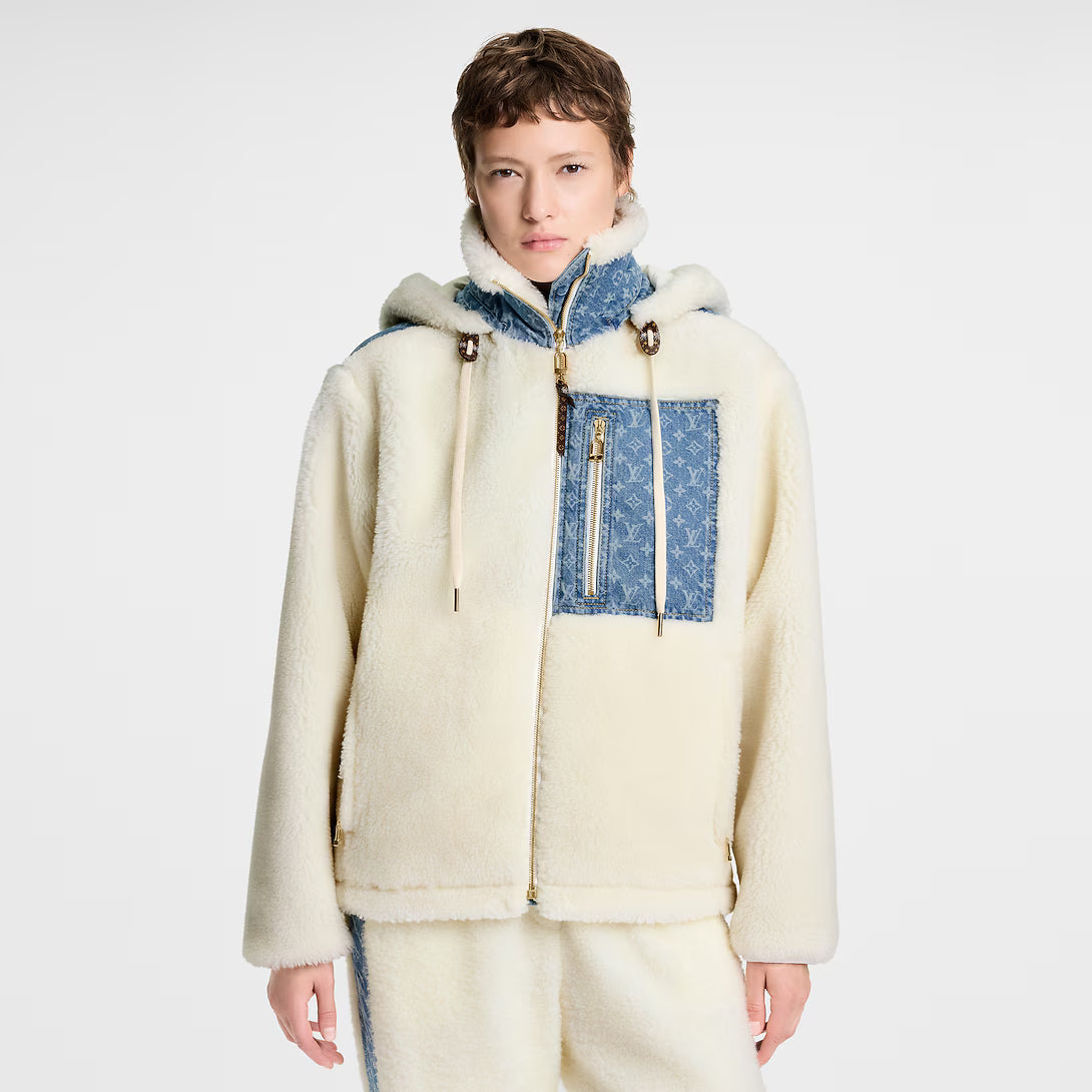 Monogram Accent Fleece Jacket