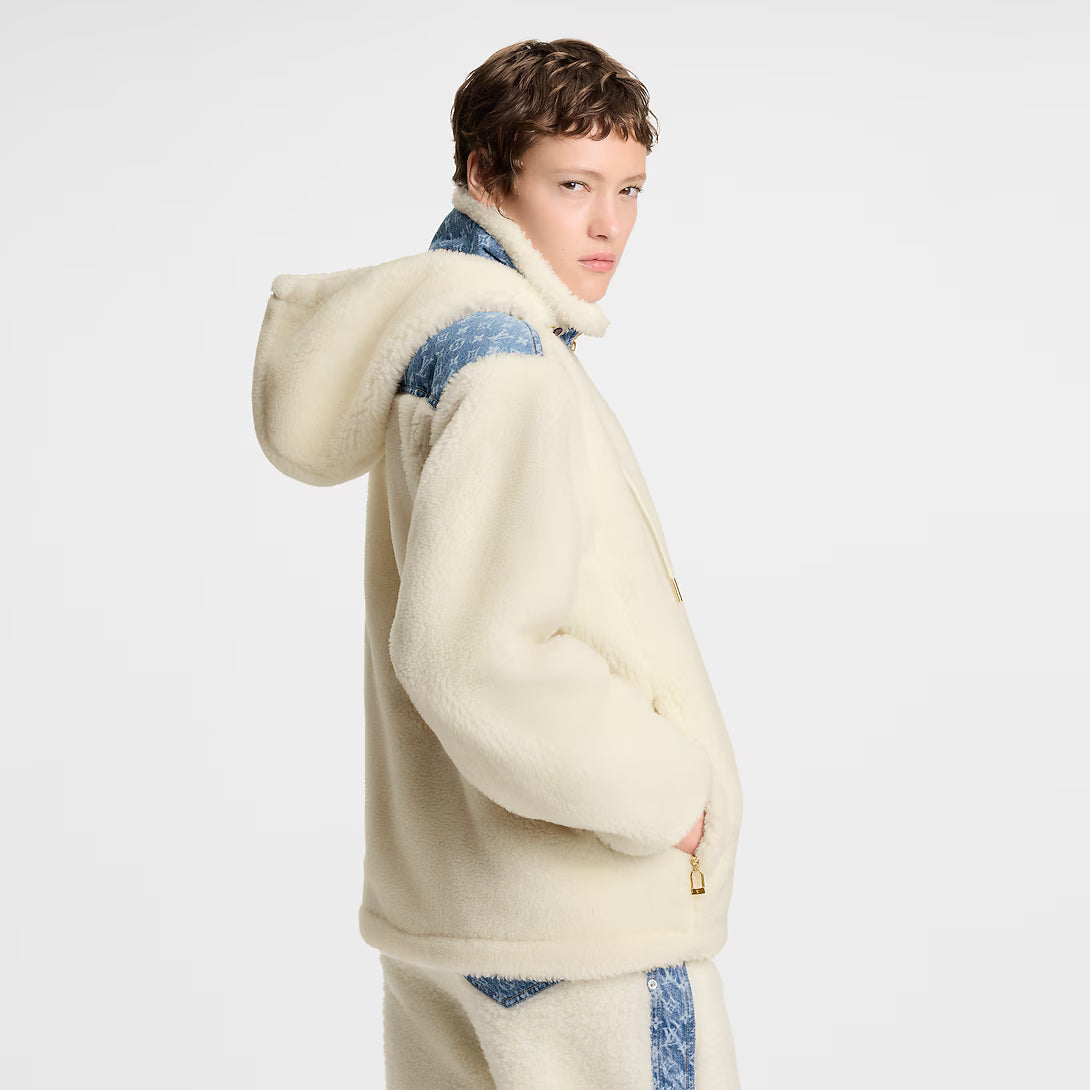 Monogram Accent Fleece Jacket