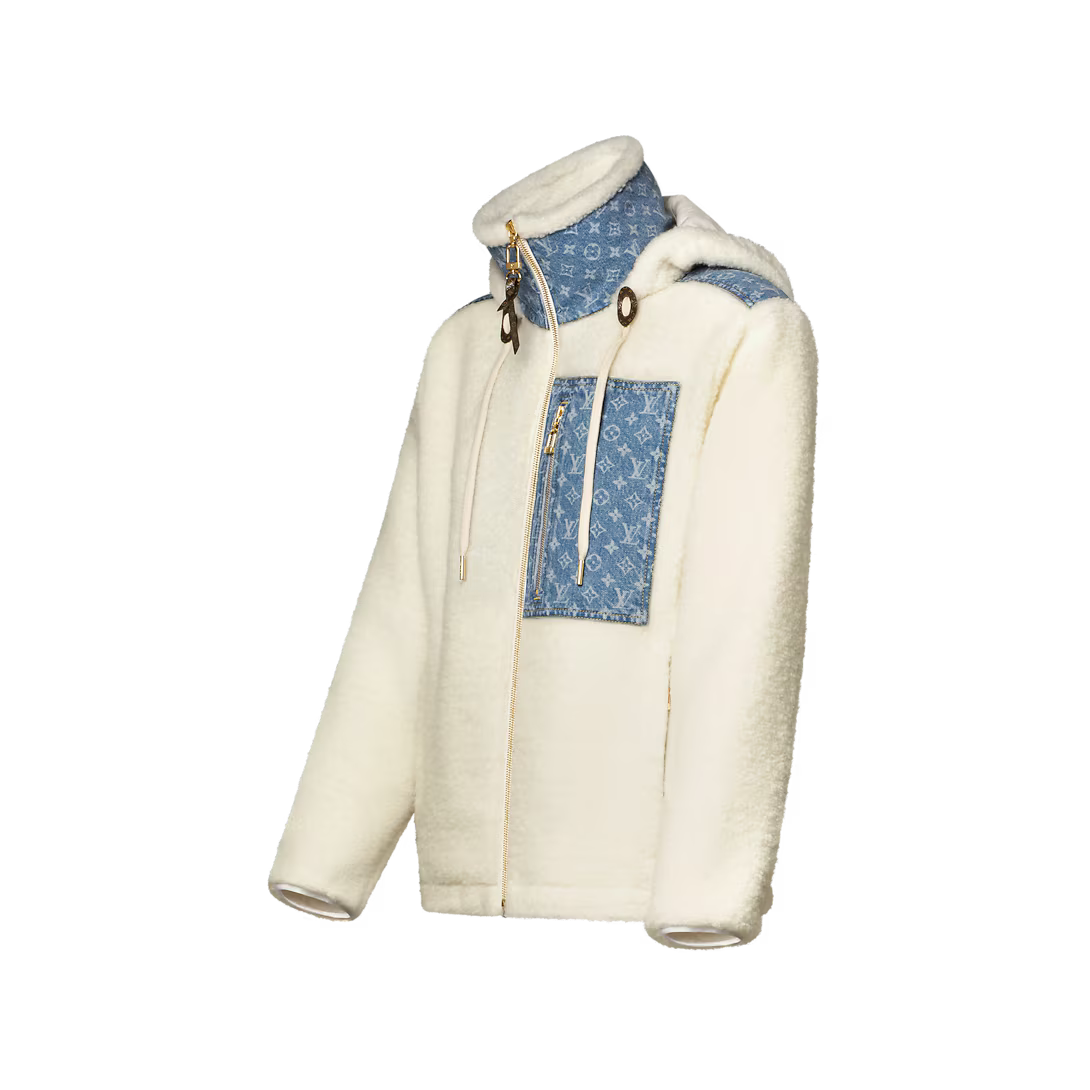 Monogram Accent Fleece Jacket