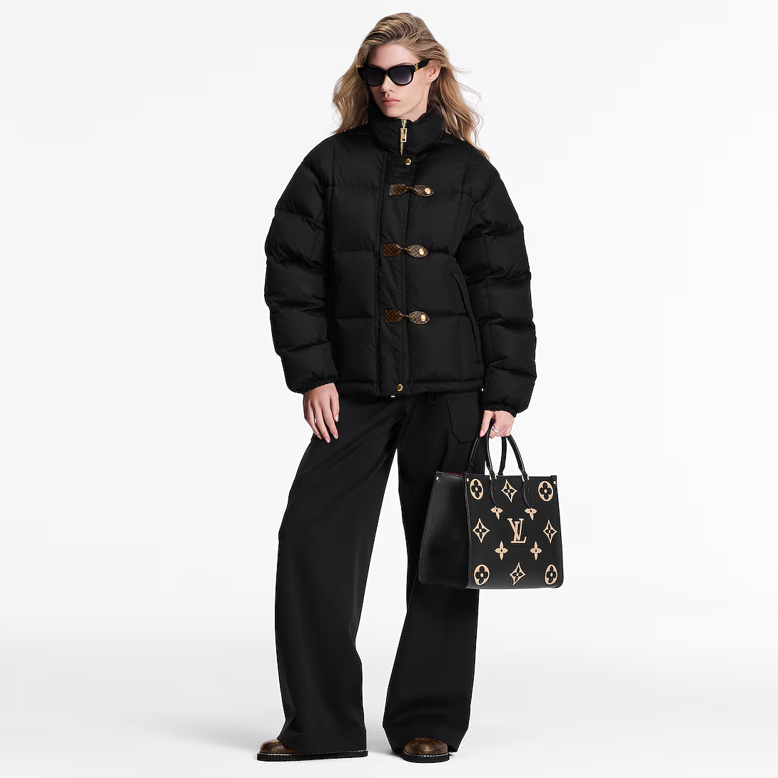 Monogram Accent Pillow Puffer Jacket