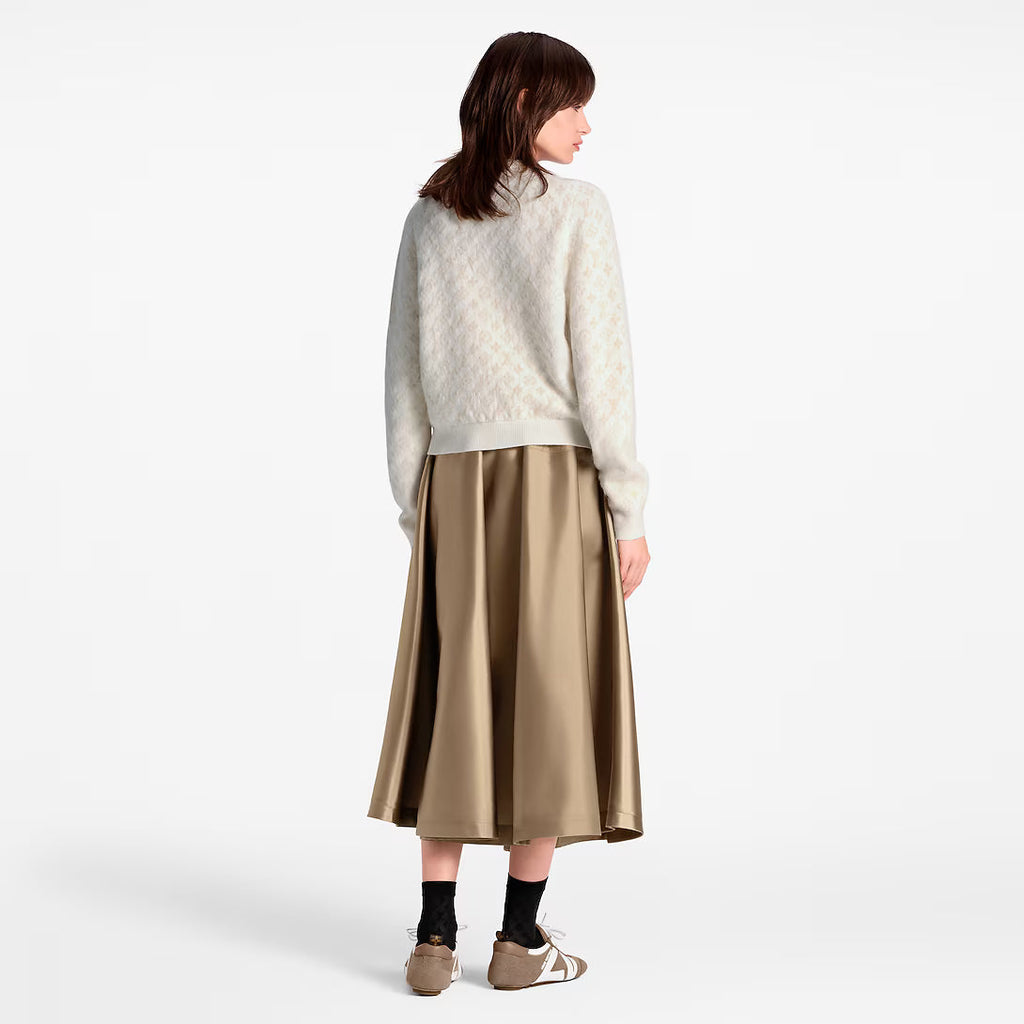Monogram Brushed Knit Cardigan