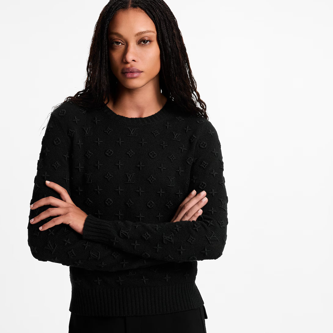 Monogram Cashmere Pullover