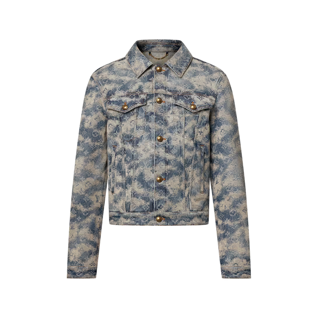 Monogram Denim Trucker Jacket