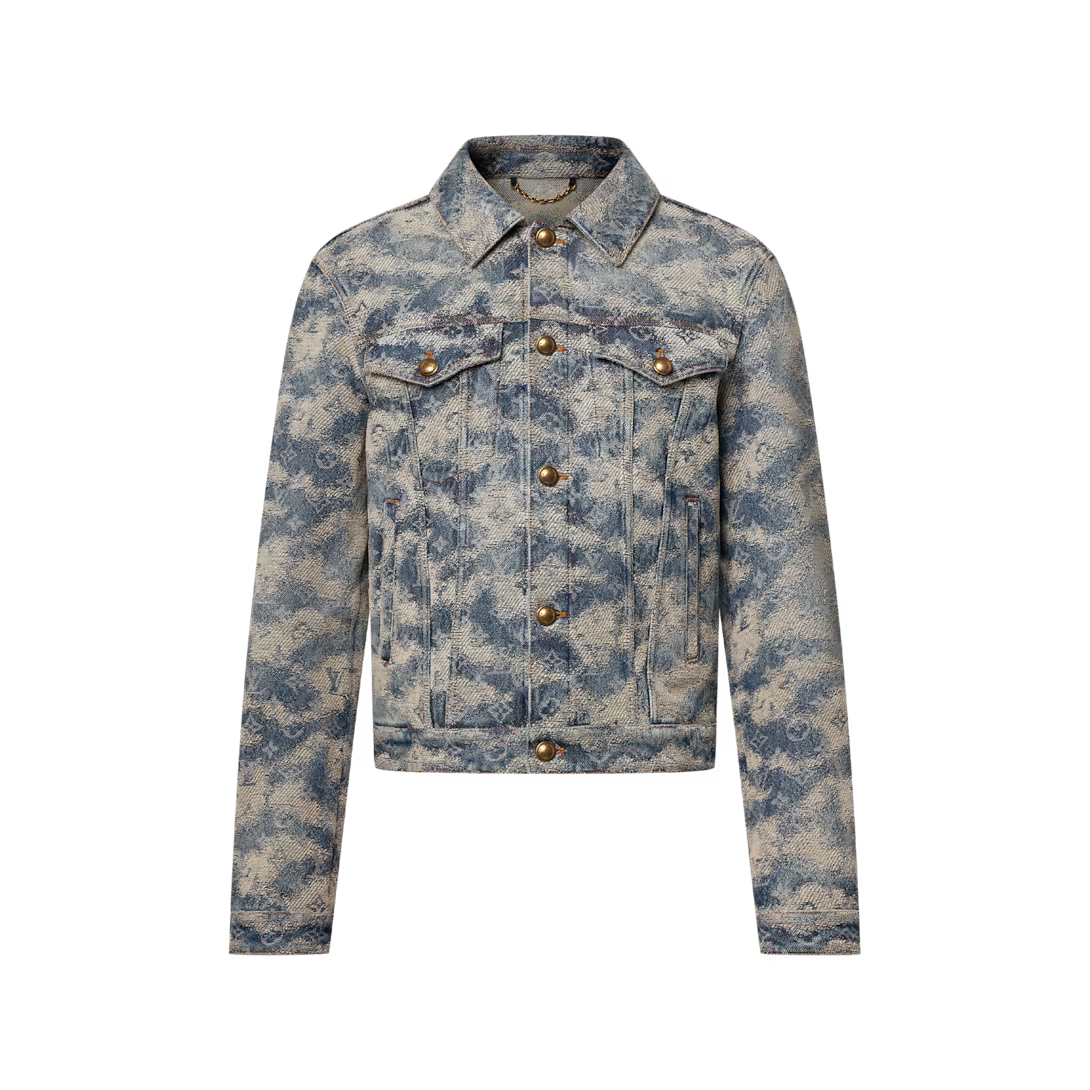 Monogram Denim Trucker Jacket