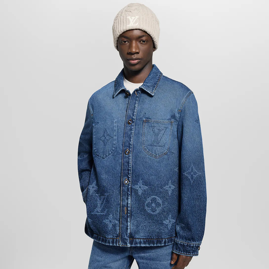 Monogram Denim Workwear Overshirt