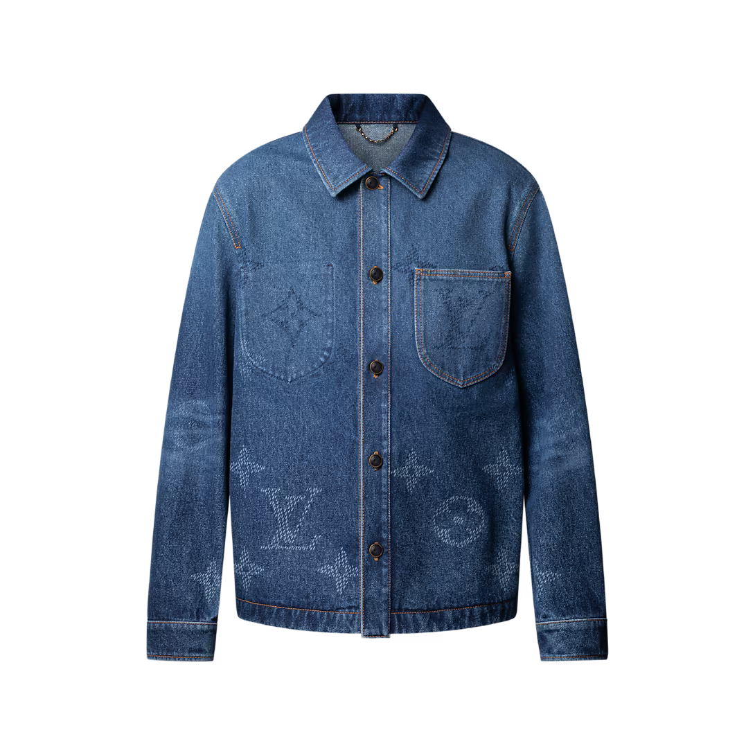 Monogram Denim Workwear Overshirt