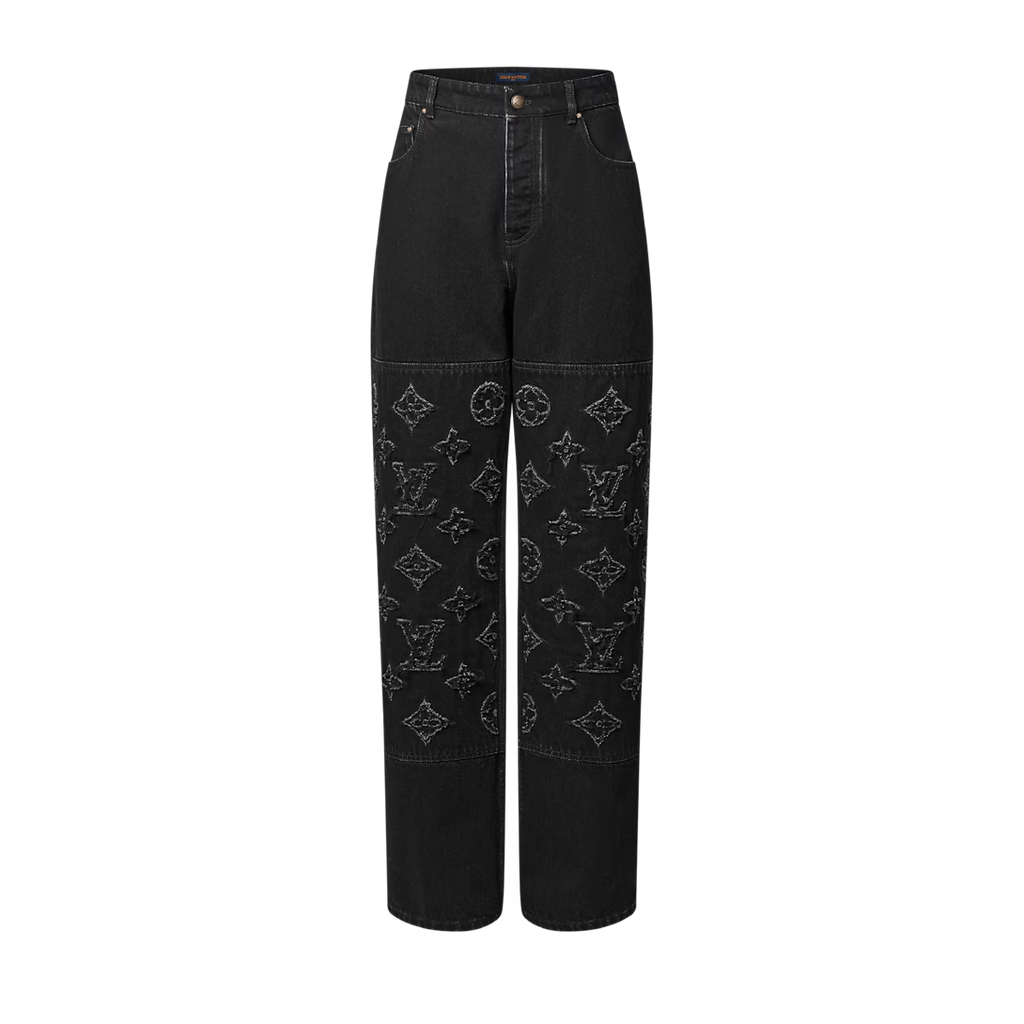 Monogram Destroy Denim Pants