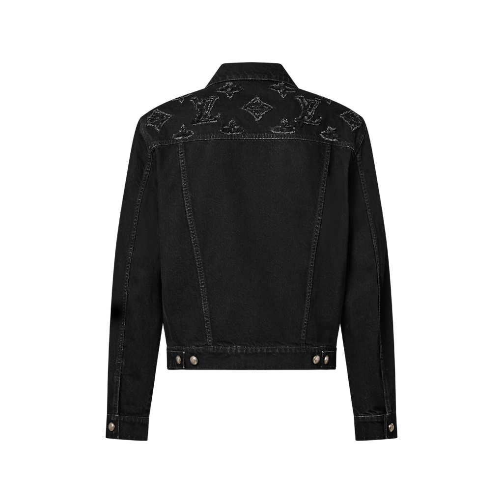 Monogram Destroy Denim Trucker Jacket