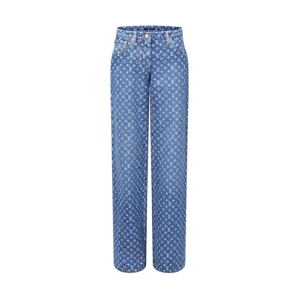 Monogram Flared Jeans