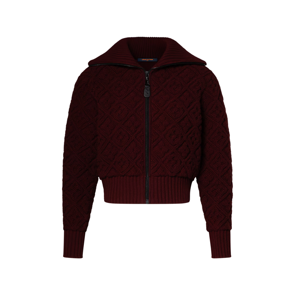 Monogram Flower Toweling Zip-Up Jacket