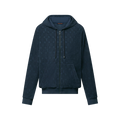 Monogram French Terry Zip-Through Hoodie