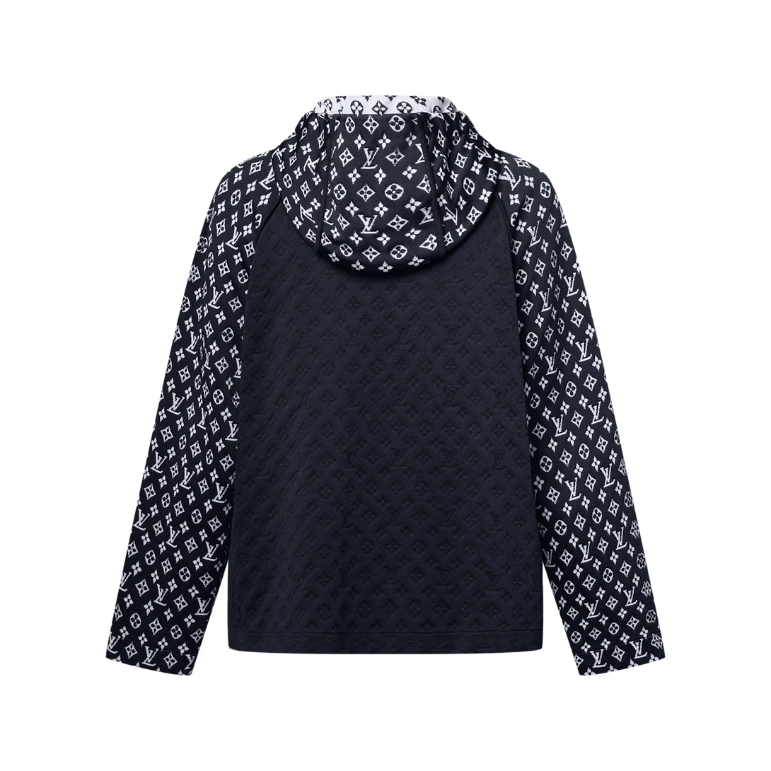 Monogram Jacquard Knit Hoodie