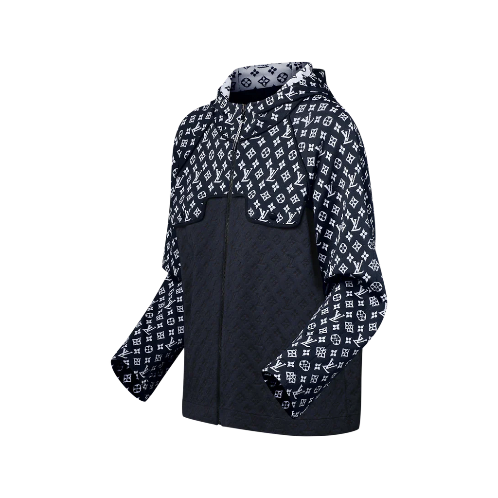 Monogram Jacquard Knit Hoodie