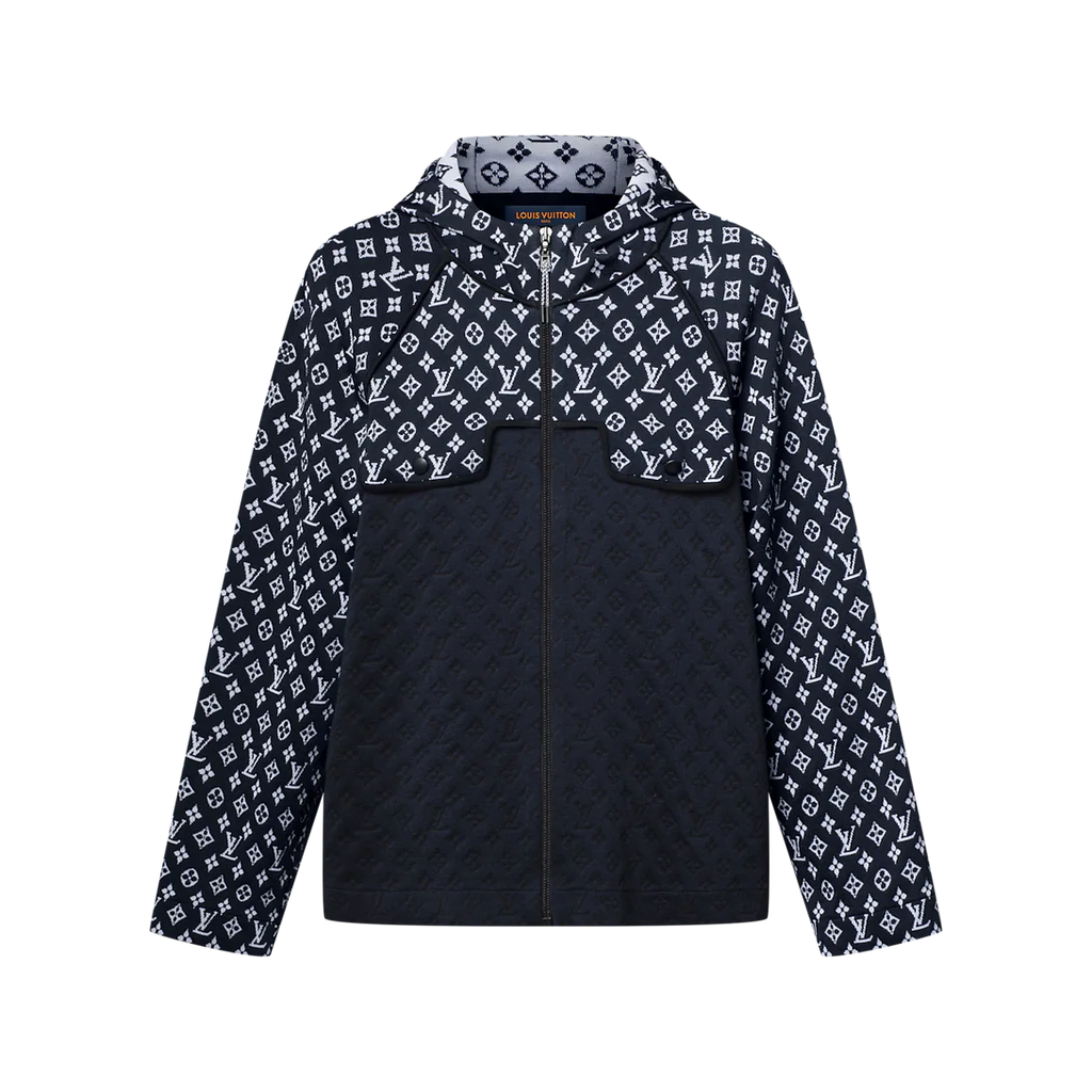 Monogram Jacquard Knit Hoodie