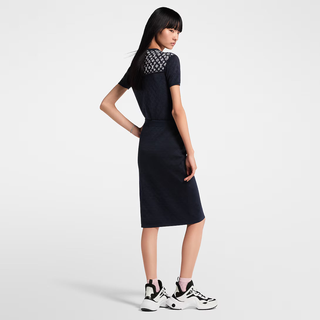 Monogram Jacquard Knit Top