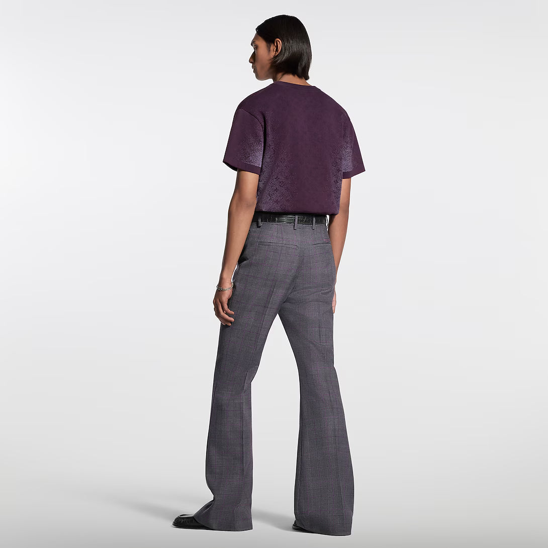 Monogram Jacquard Short-Sleeved Crewneck