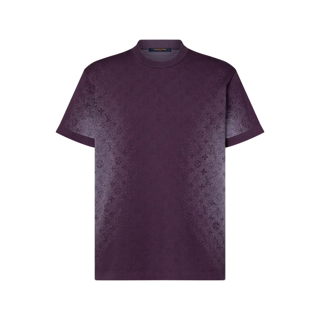 Monogram Jacquard Short-Sleeved Crewneck