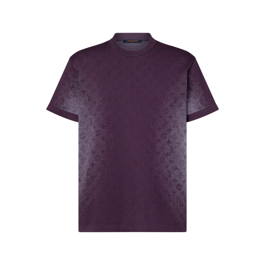 Monogram Jacquard Short-Sleeved Crewneck