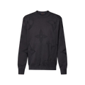 Monogram Long-Sleeved Cotton Crewneck