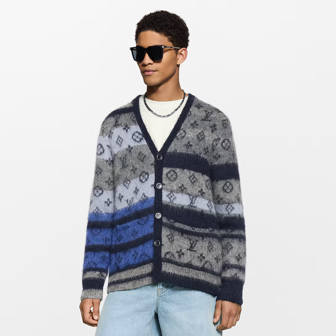 Monogram Mohair Cardigan