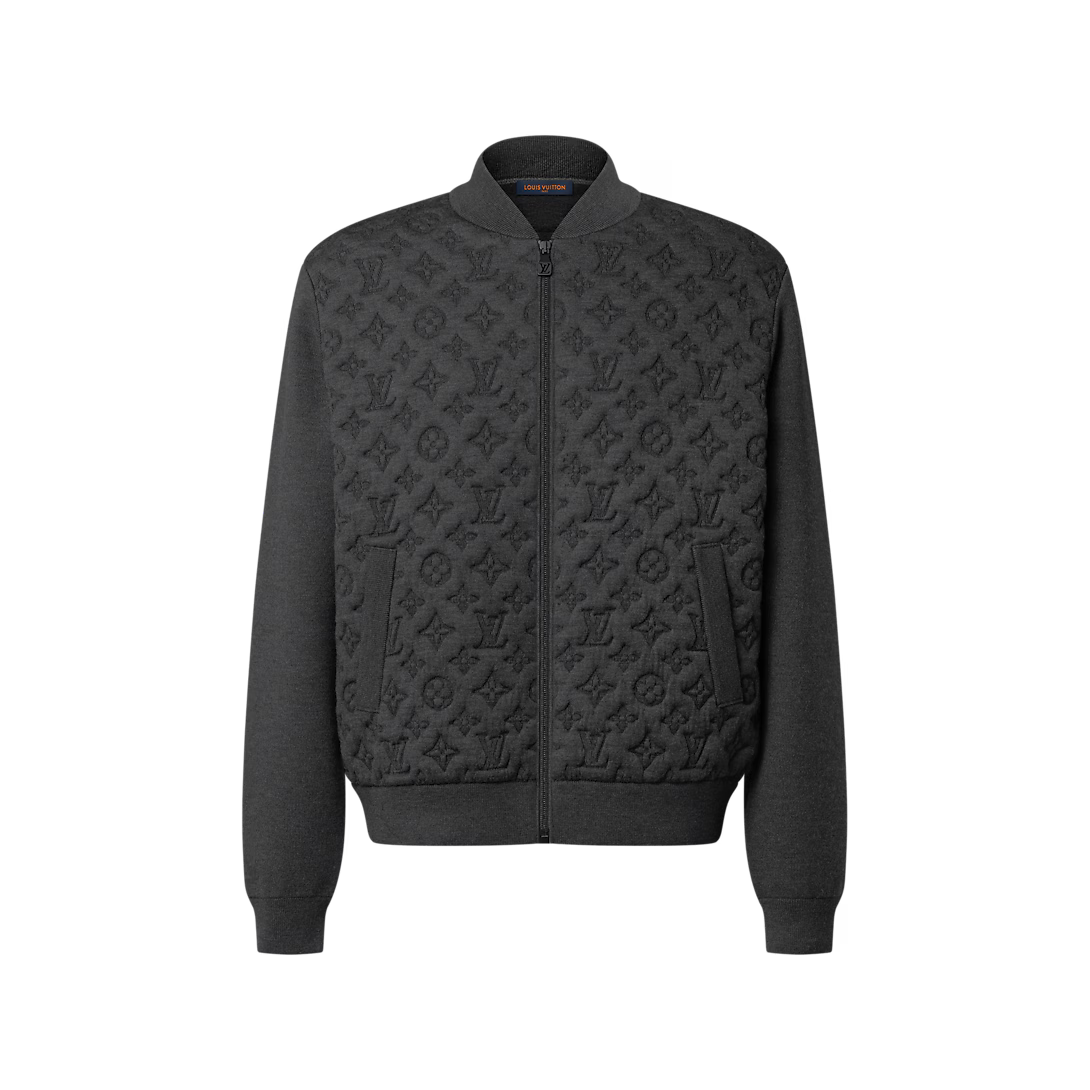 Monogram Padded Bomber