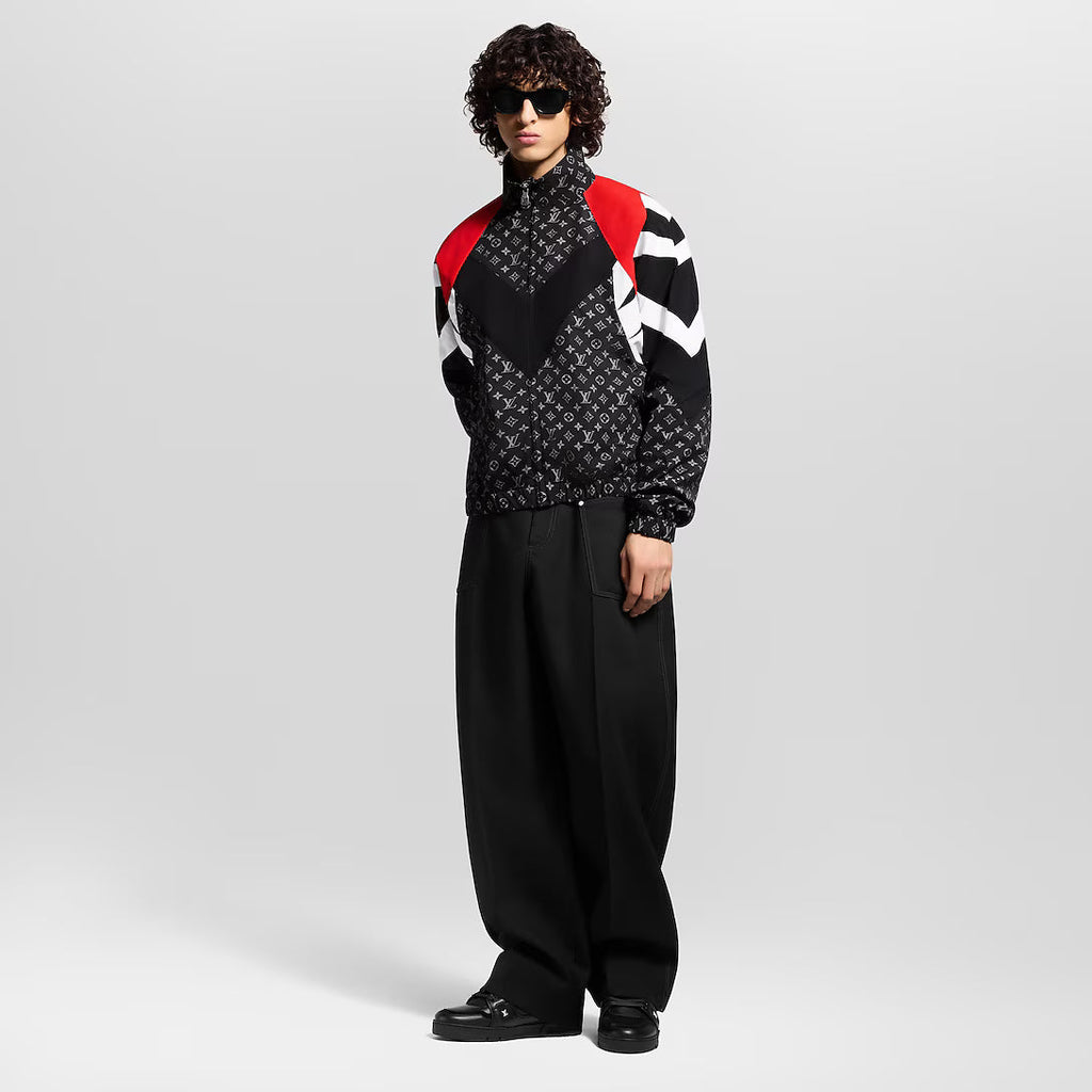 Monogram Printed Nylon Tracksuit Top