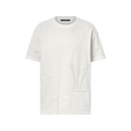 Monogram Short-Sleeved Cotton Crewneck
