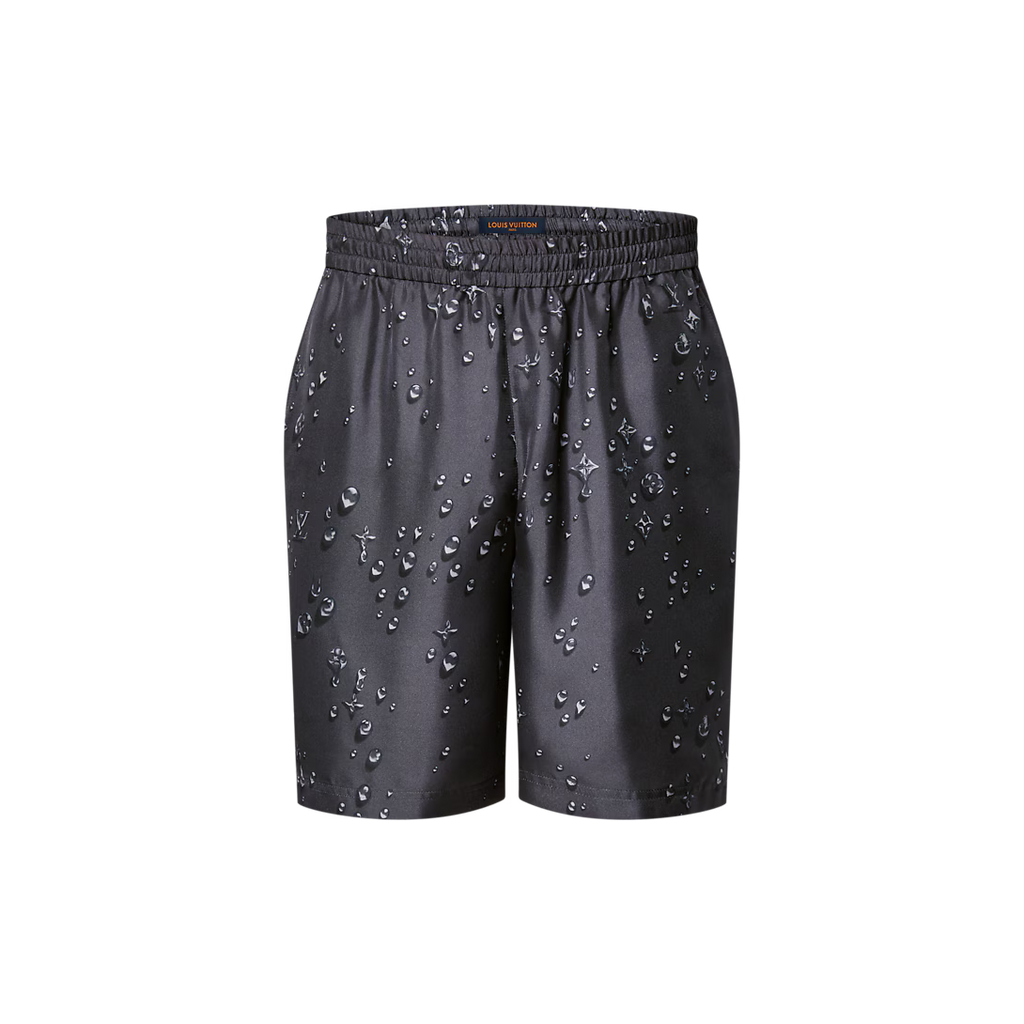 Monogram Silk Shorts