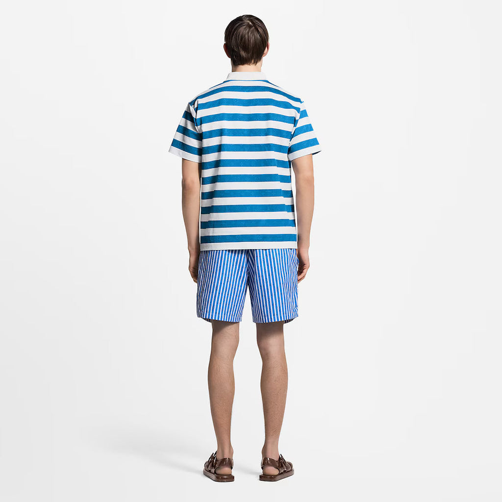 Monogram Striped Polo Shirt