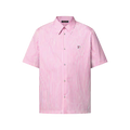 Monogram Striped Short-Sleeved Shirt