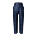 Monogram Tartan Denim Pants