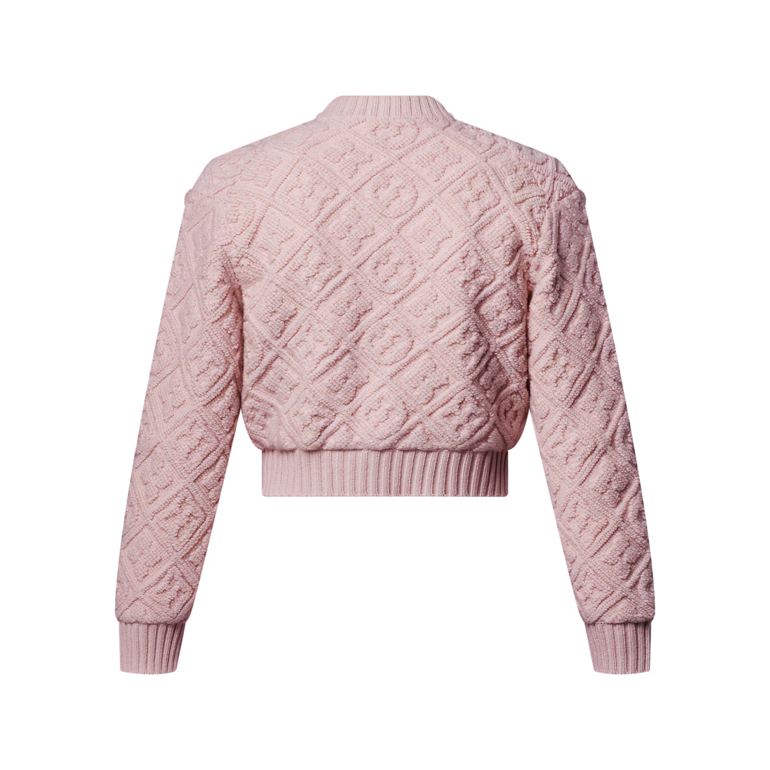 Monogram Toweling Cardigan