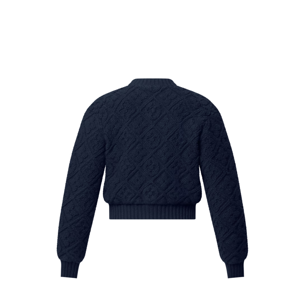 Monogram Toweling Cardigan