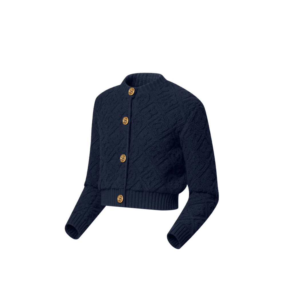 Monogram Toweling Cardigan