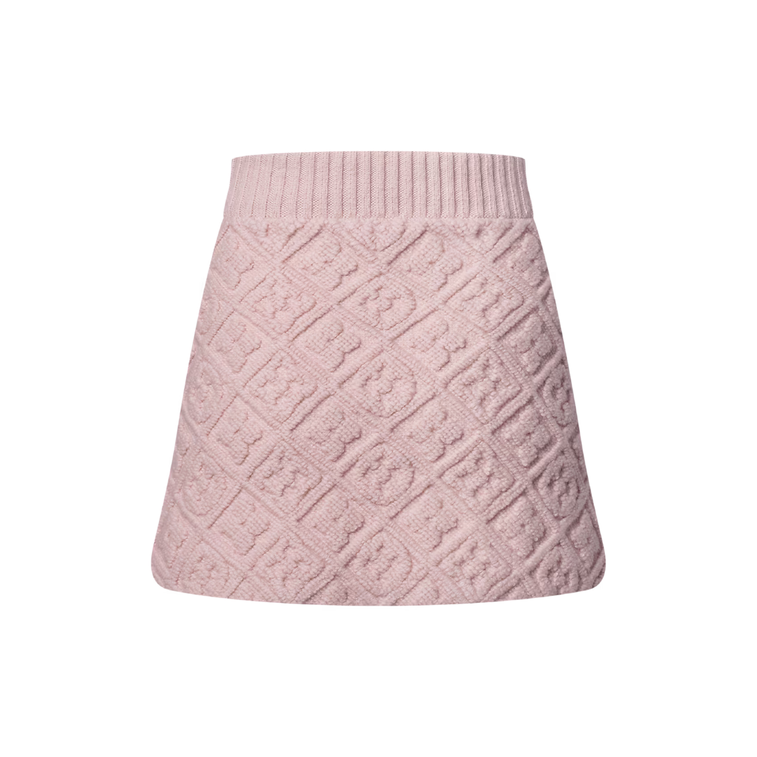 Monogram Toweling Mini Skirt