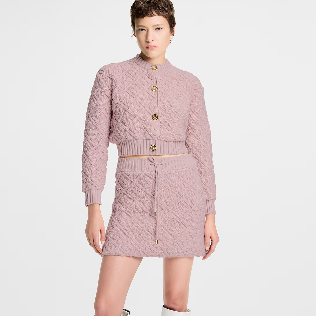 Monogram Toweling Mini Skirt