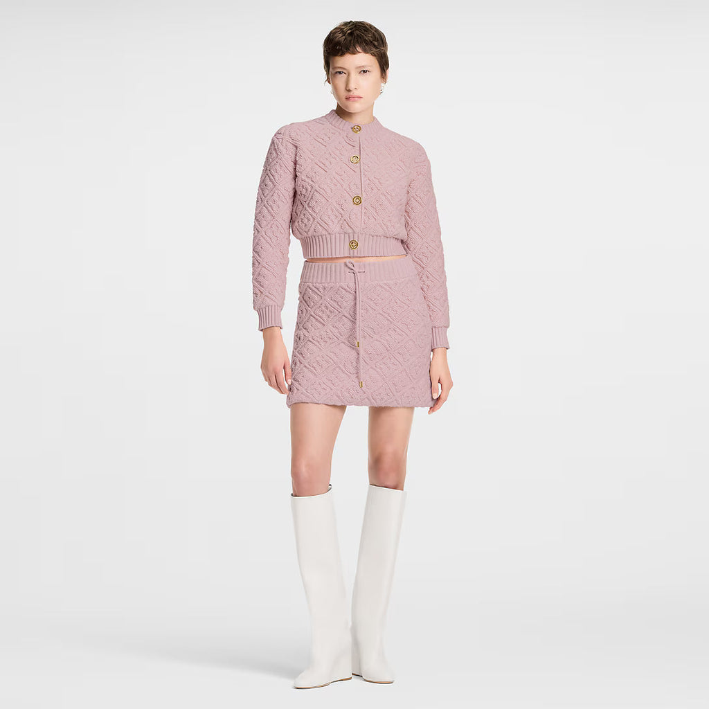 Monogram Toweling Mini Skirt