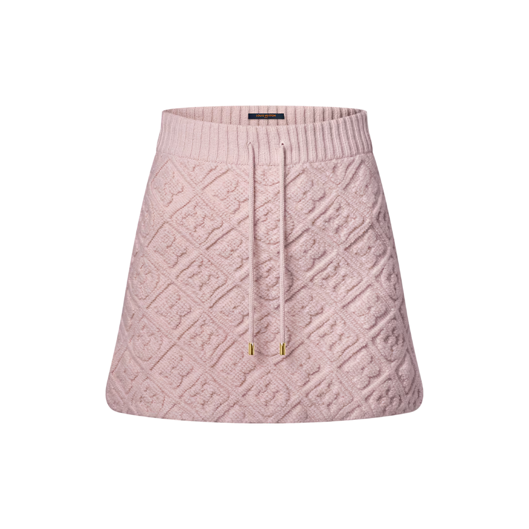 Monogram Toweling Mini Skirt