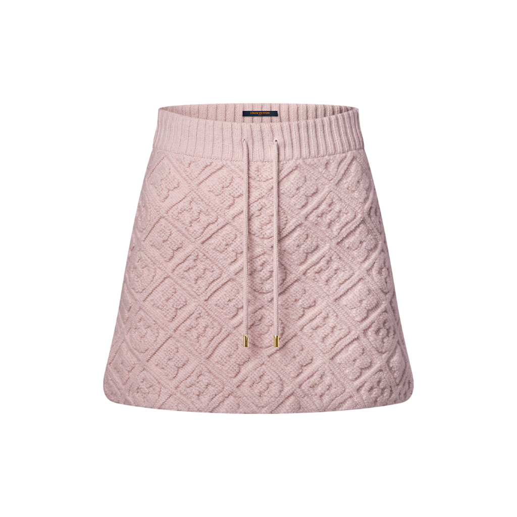 Monogram Toweling Mini Skirt