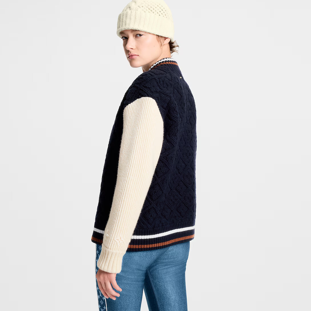 Monogram Toweling Varsity Jacket