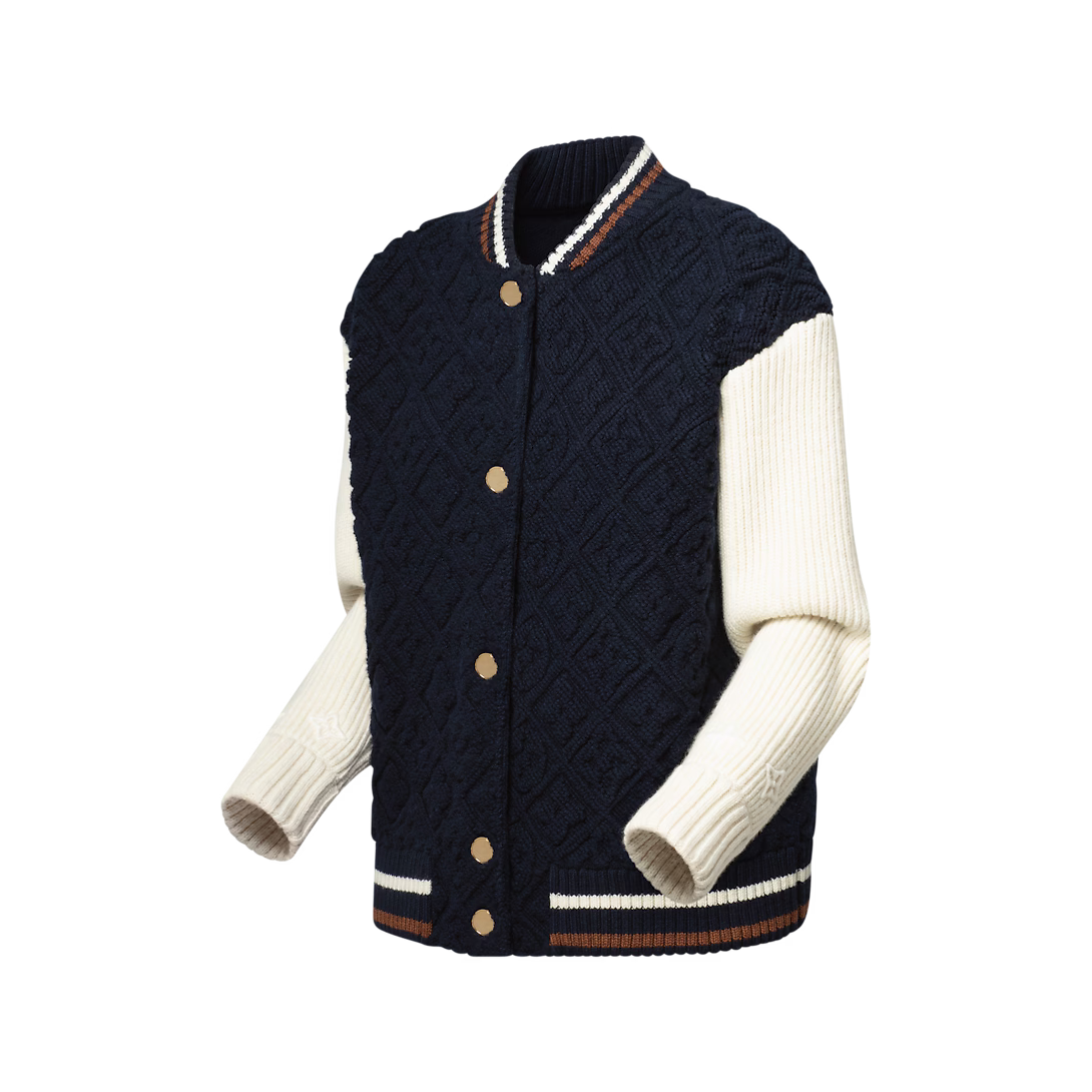Monogram Toweling Varsity Jacket