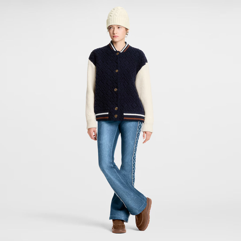 Monogram Toweling Varsity Jacket