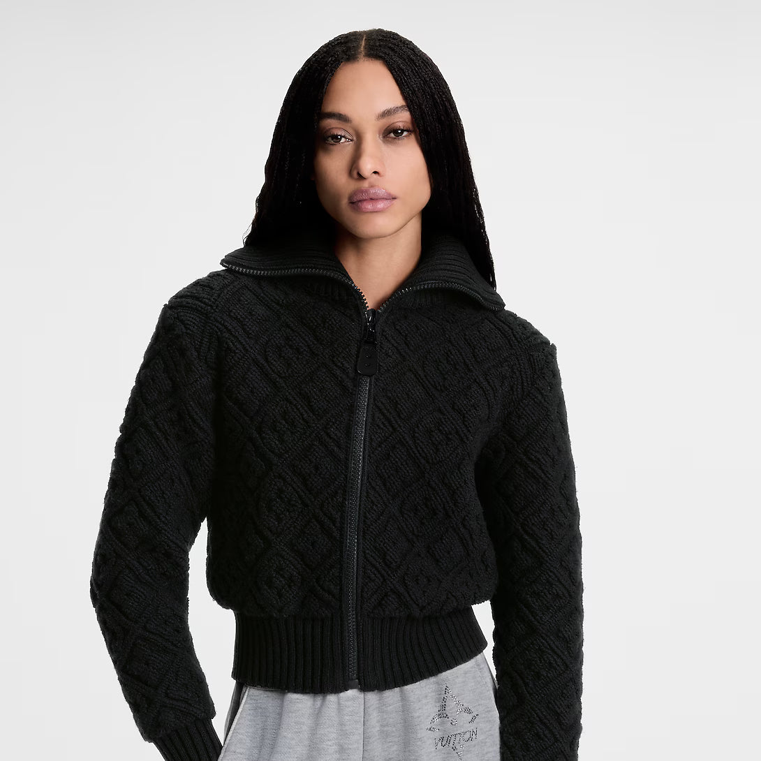 Monogram Toweling Zip-Up Jacket