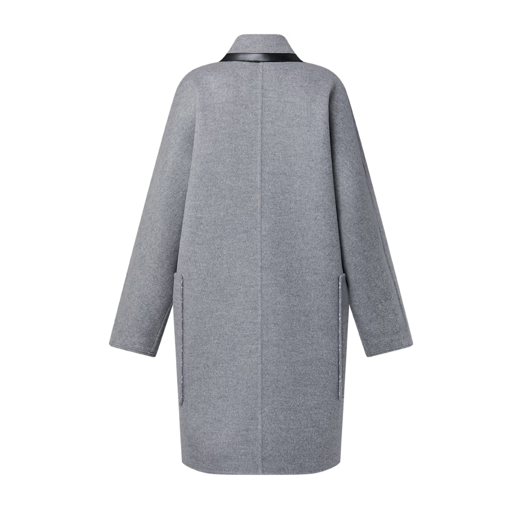 Removable Collar Double Face Coat