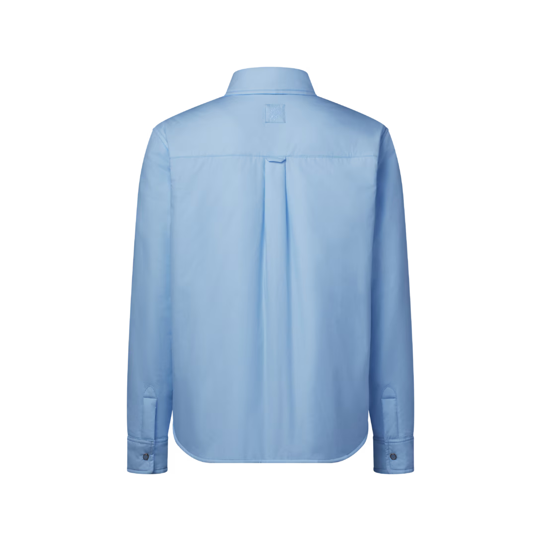 Reversible Padded Long-Sleeved Overshirt