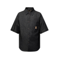 Short-Sleeved Chambray Shirt