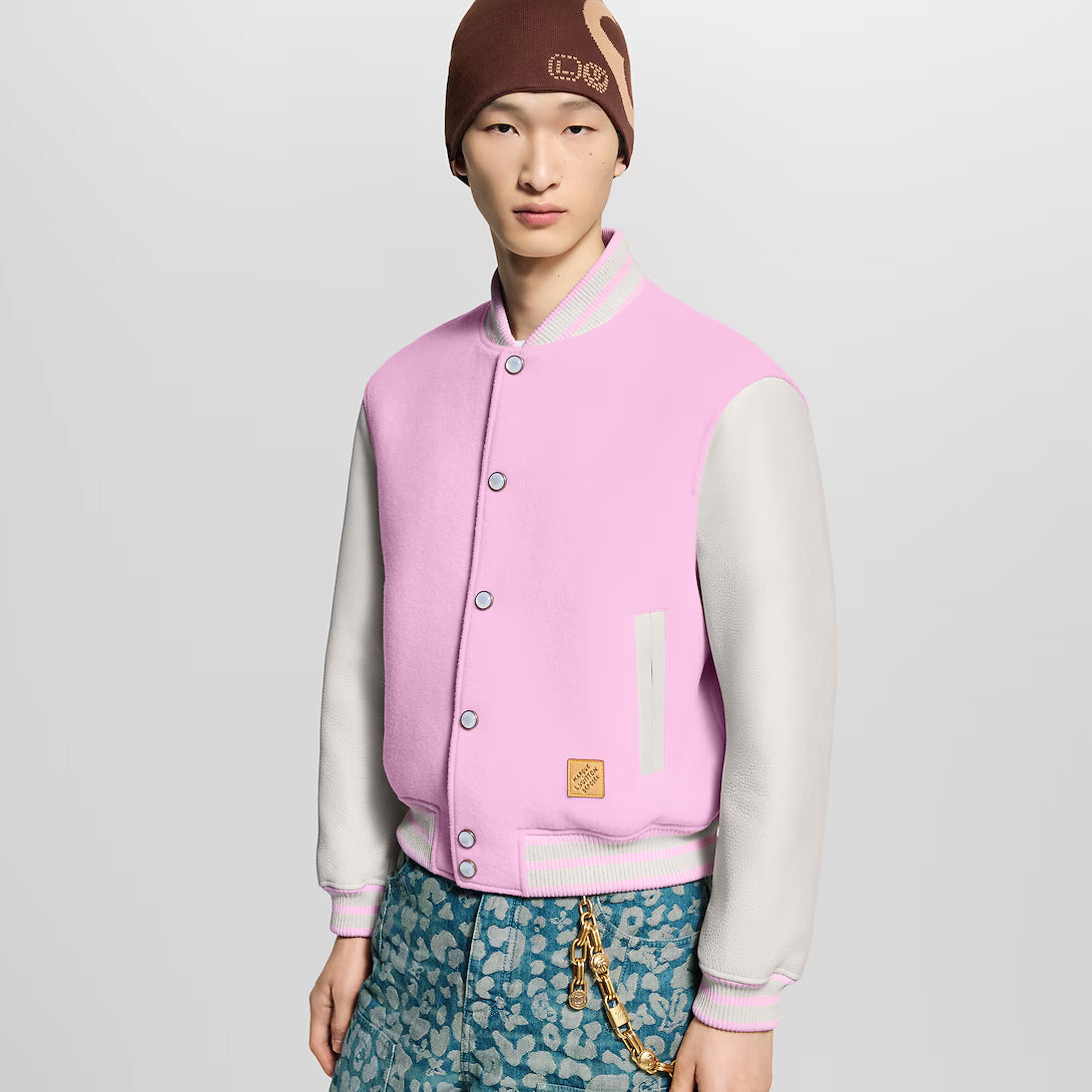 Signature Leather Varsity Jacket