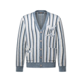 Striped Jacquard Cardigan