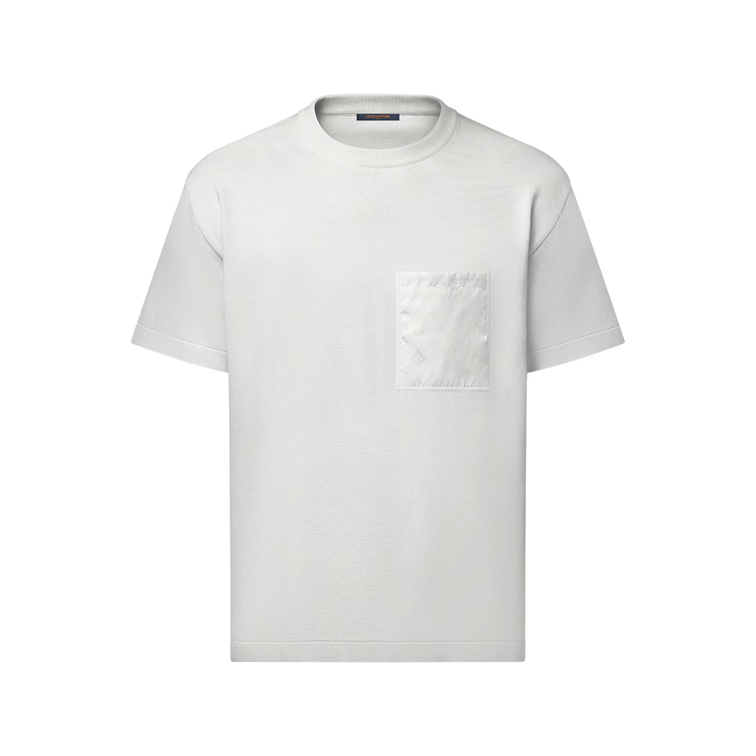 T-Shirt With Monogram Nylon Details
